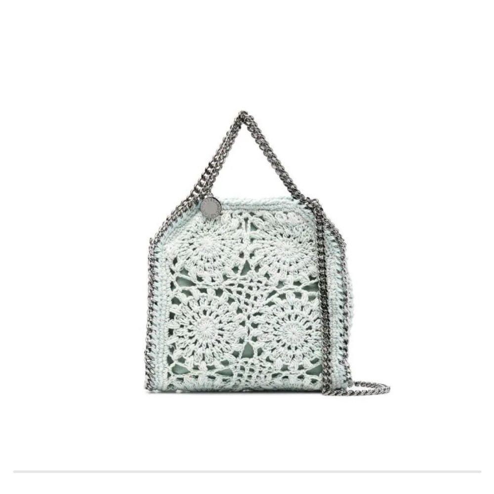 Stella McCartney
Falabella crochet-knit tote bag